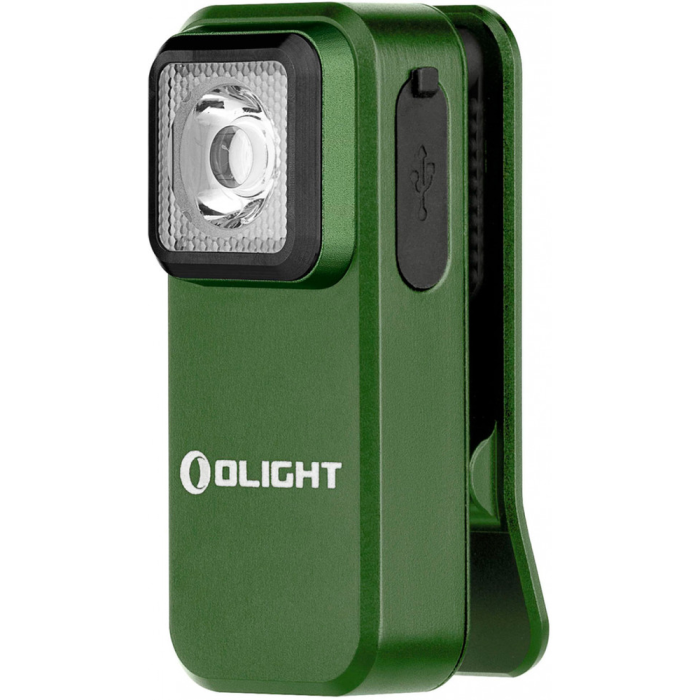 Ліхтар Olight Oclip od green 