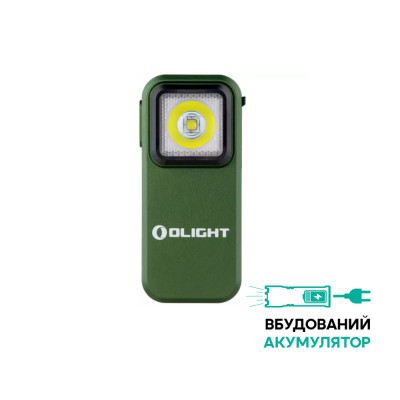 Ліхтар Olight Oclip od green