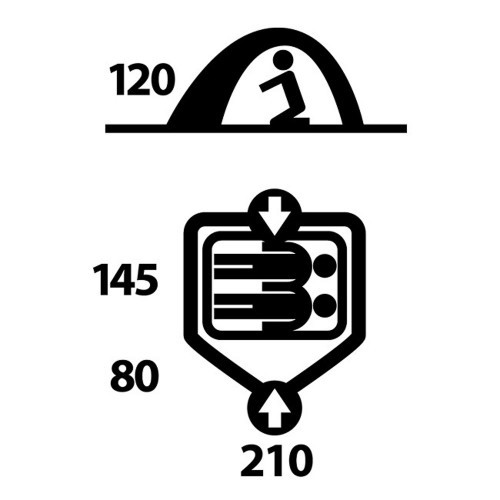 Намет Husky Sawaj 2 (Зелений) 2017 
