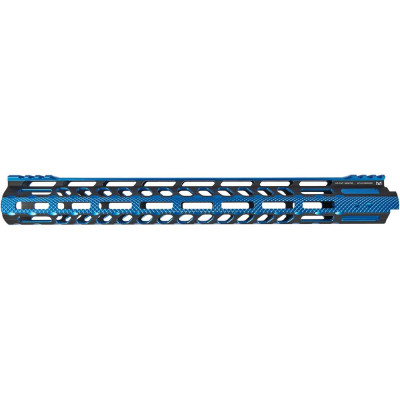 Цівка Leapers AR15, Ultra Slim, 15", M-LOK Black/Blue