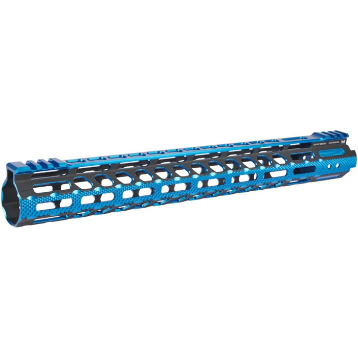Цівка Leapers AR15, Ultra Slim, 15", M-LOK Black/Blue 