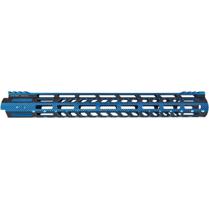 Цівка Leapers AR15, Ultra Slim, 15", M-LOK Black/Blue 