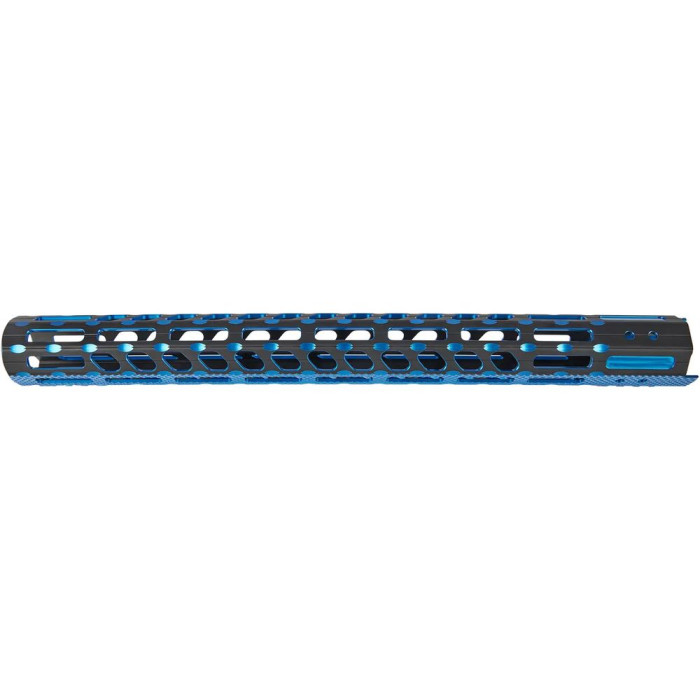 Цівка Leapers AR15, Ultra Slim, 15", M-LOK Black/Blue 