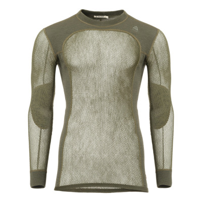 Термокофта чоловіча Aclima WoolNet 120 Crew Neck Men Olive Night L