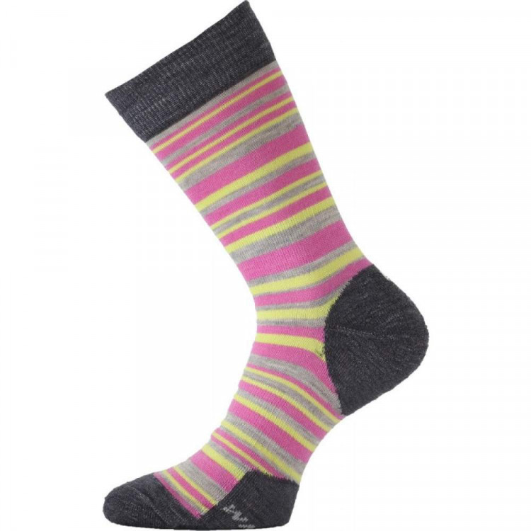 Термошкарпетки трекінг lasting WWL 504-L-сірий /рожевий 