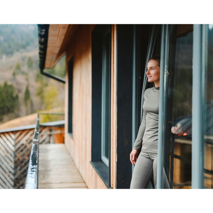 Термофутболка жіноча Turbat Yeti Top Wmn cloudburst grey - S - темно-сірий 