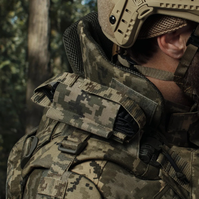 Підсумок Ukrarmor для турнікета еластичний. Molle. Cordura 500D Піксель 