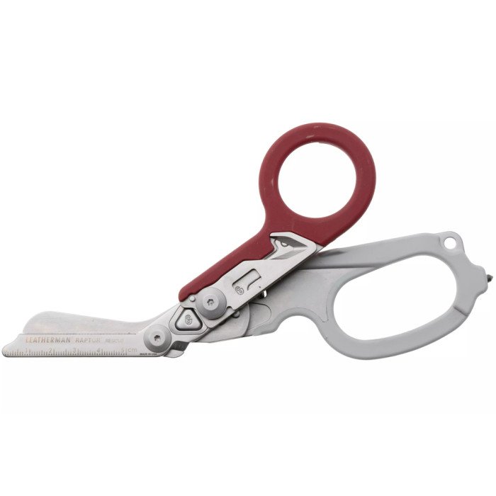 Ножиці Leatherman Raptor Rescue, сіро-бордові, utility чохол 