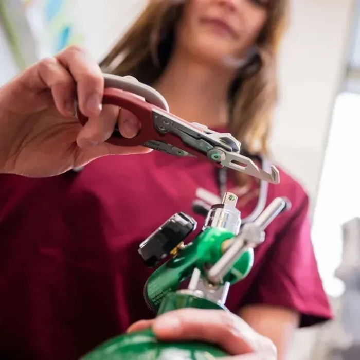 Ножиці Leatherman Raptor Rescue, сіро-бордові, utility чохол 