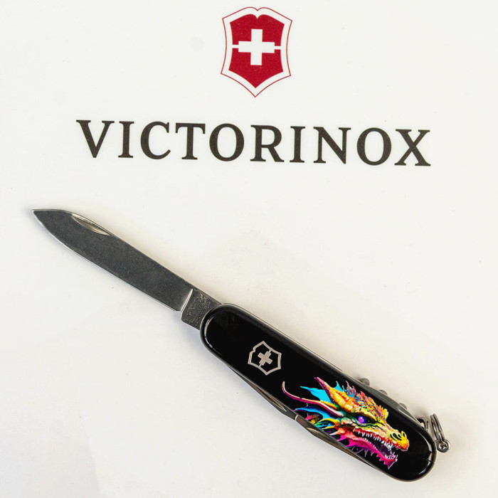 Складаний ніж Victorinox SPARTAN ZODIAC Яскравий дракон 1.3603.3.Z3330u 