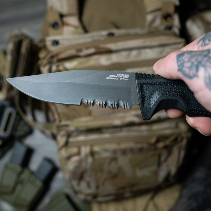 Ніж SOG Recondo FX, Black/Partially Serrated (SOG 17-22-02-57) 