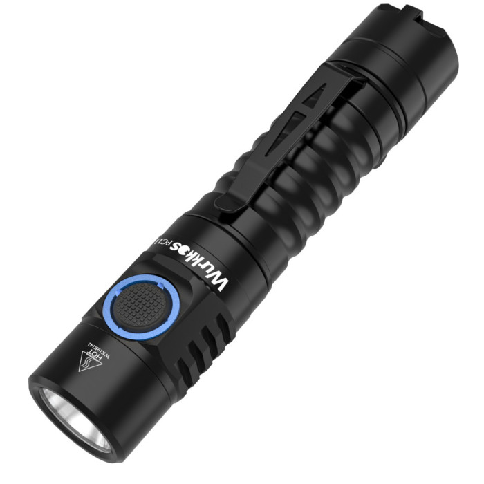 Ліхтар Wurkkos FC11 USB-C Rechargeable 18650 LED LH351D 90 CRI, чорний (відновлений/ ремонт зʼєднання плати) 