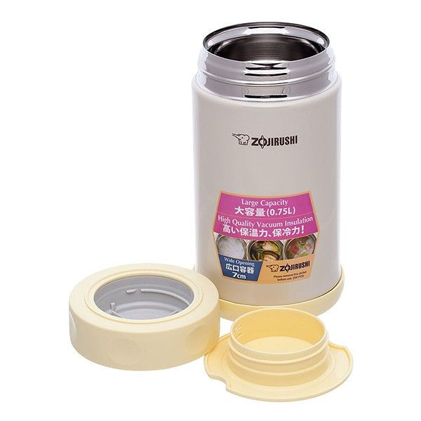 Харчовий термоконтейнер Zojirushi SW-FCE75YP 0.75 л Бежевий 