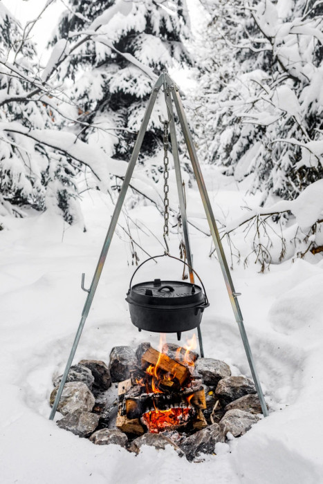 Казан-жарівня чавунна Petromax Dutch Oven ft6 на ніжках 5,5 л 