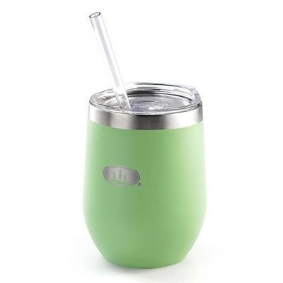 Термогорнятко з трубочкою GSI Outdoors Glacier Stainless Vacuum 12 fl.oz.Tumbler (зелене)