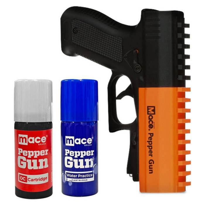Перцевий пістолет Mace 28 г, чорно-помаранчевий 