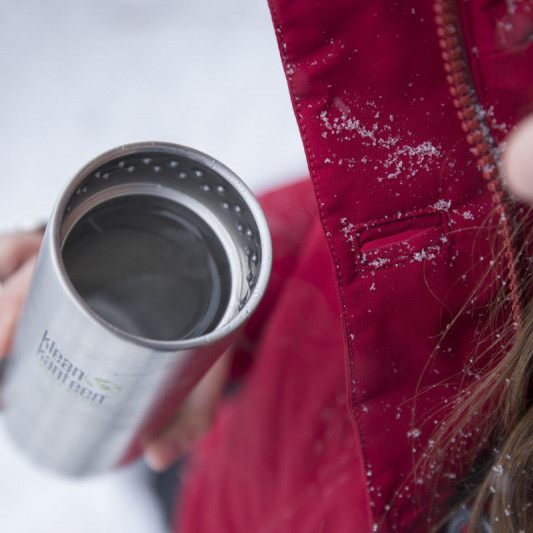 Термочашка кришка Klean Kanteen TKWide Cafe з матової нержавіючої сталі 592 мл 