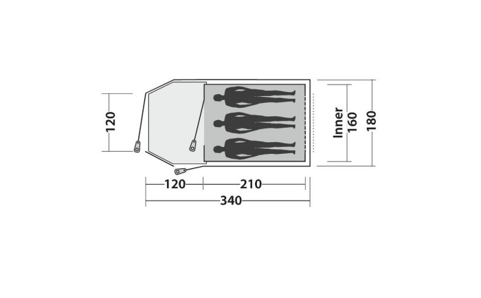 Намет Easy Camp Blazar 300 Rustic Green 
