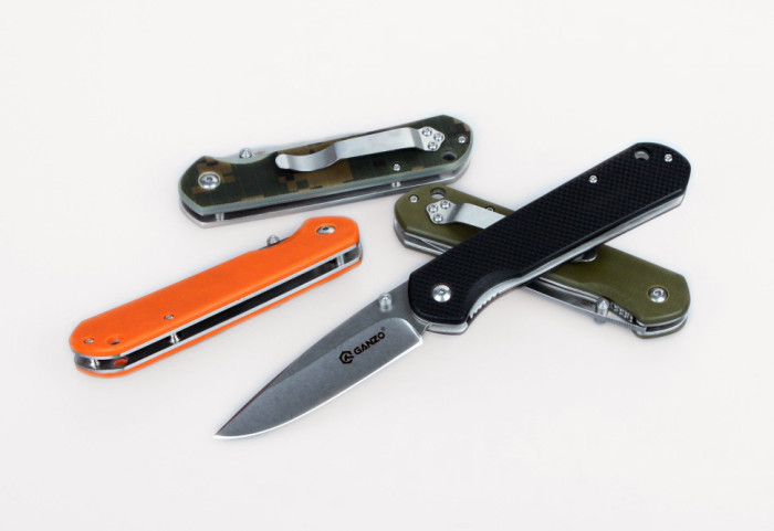 Ніж Ganzo G6801, помаранчевий 