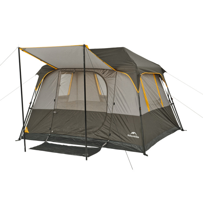 Намет чотиримісний Naturehike Cape Series 5.2 CNK2450WS037, сіро-коричневий 