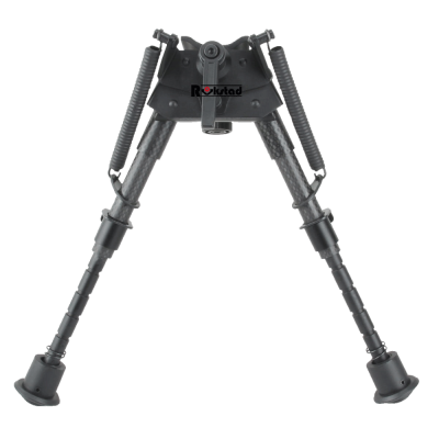 Сошки Vector Optics 155-230 мм на антабку. Карбонове волокно, підпружинені з ричагом