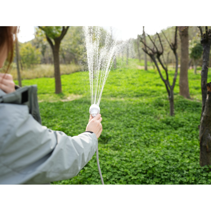 Душ портативний з насосом на акумуляторі Flextail Tiny Shower, білий 