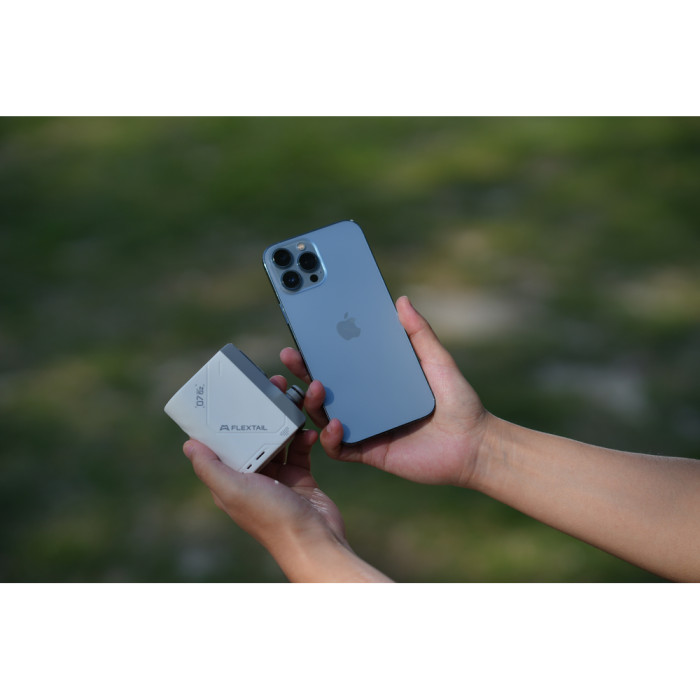 Душ портативний з насосом на акумуляторі Flextail Tiny Shower, білий 