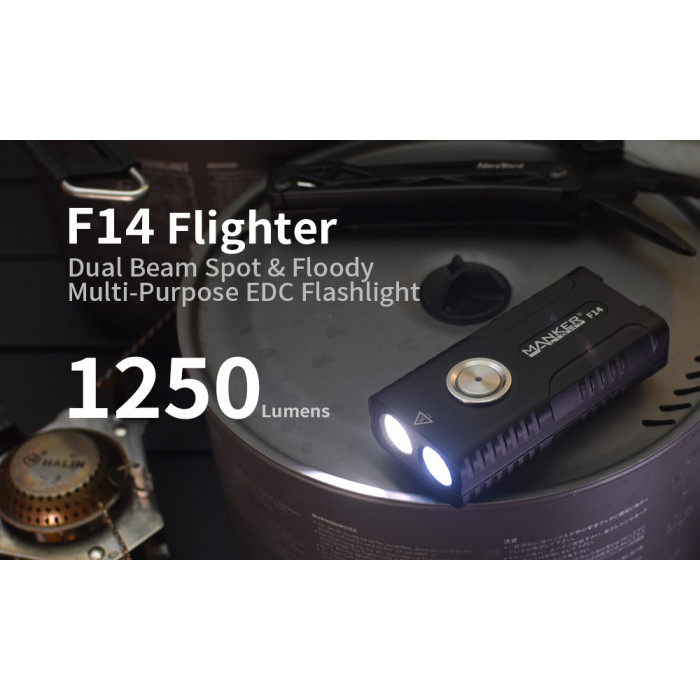 Лiхтар Manker F14, зелений 