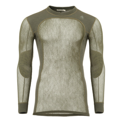 Термокофта чоловіча Aclima WoolNet 120 Crew Neck Men Olive Night M