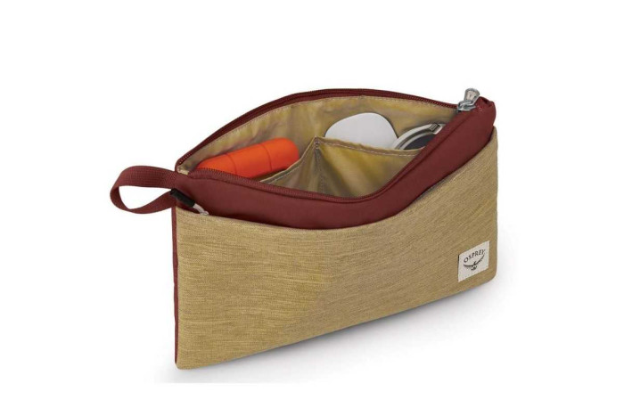 Органайзер Osprey Arcane Zip Pouch L Milky Tea Tan /Acorn Red-O /S-бежевий 