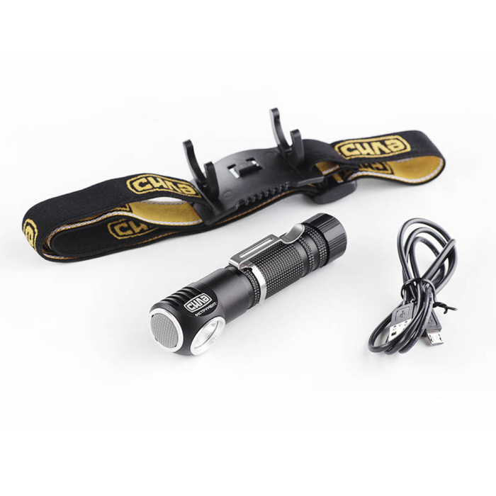 Ліхтар ручний/налобний СИЛА Ом 700 Лм (18650 Li-ion 2200 мАг) 