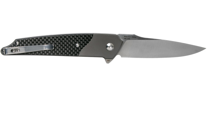 Ніж Amare Knives Pocket Peak Folder, сірий 