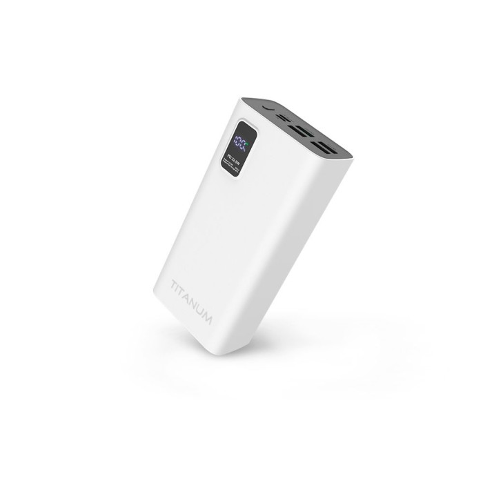 Повербанк TITANUM 728S 30000mAh 22.5W White 