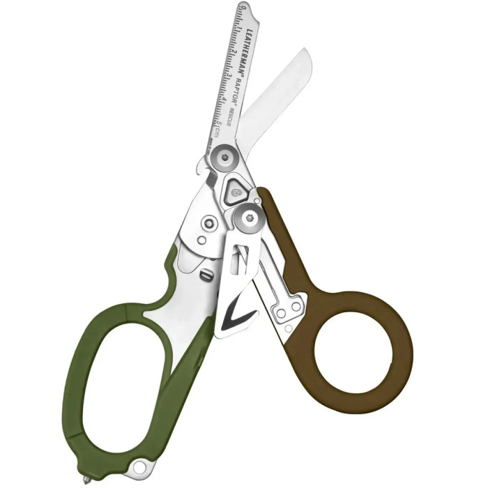 Ножиці Leatherman Raptor Rescue, хакі, utility чохол 