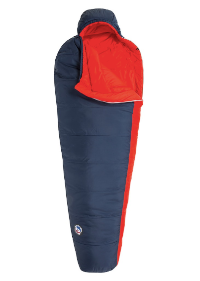 Спальник Велика Агнес Хастед 20 (FireLine Pro) Довга темно-синя /червона-зліва 
