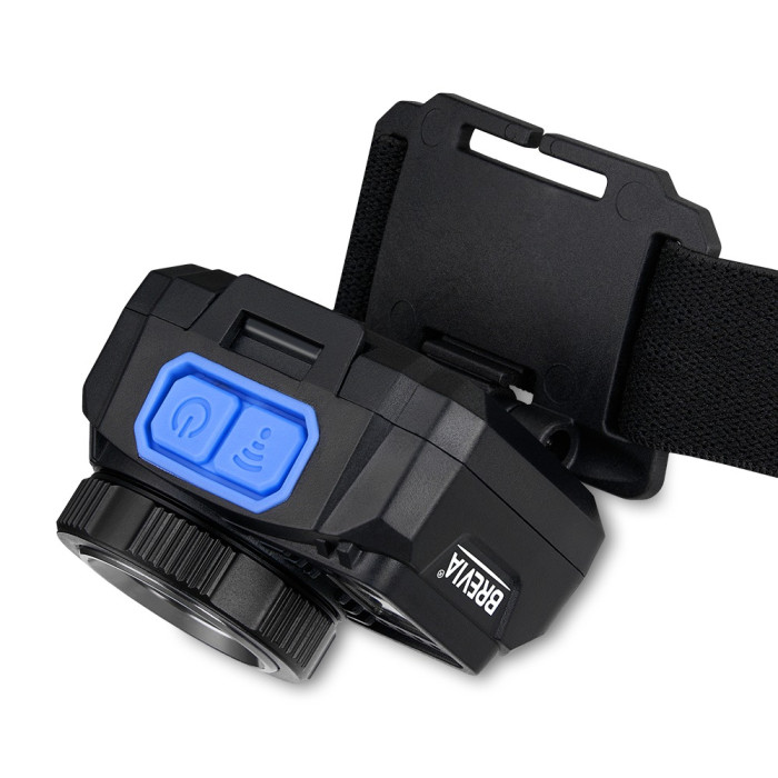 Ліхтар налобний BREVIA 550Lm, 3W CREE XPG + COB, 1200mAh/3xAAA, Zoom, Sensor White/Red (14400ERBX1) 