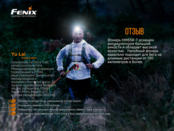 Ліхтар Fenix HL18R-T (CREE XP-G3 S3, EVERLIGHT 2835) 