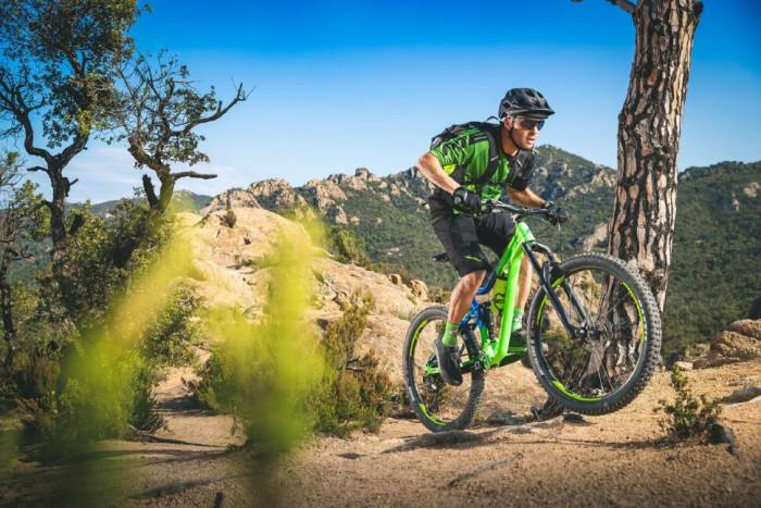 Велосипед Merida 2020 one-forty 400 xl Світло-зелений /глянцевий синій 