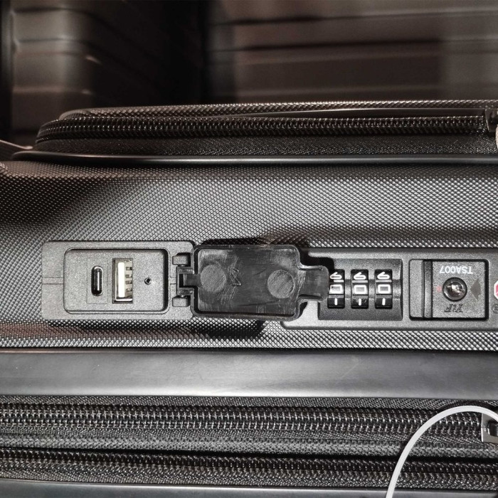 Валіза Swissbrand Freya (S) Black (SWB_LHFRE001S) 