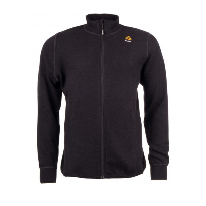 Джемпер чоловічий Aclima HotWool 400G Basic Jacket Man Jet Black M 