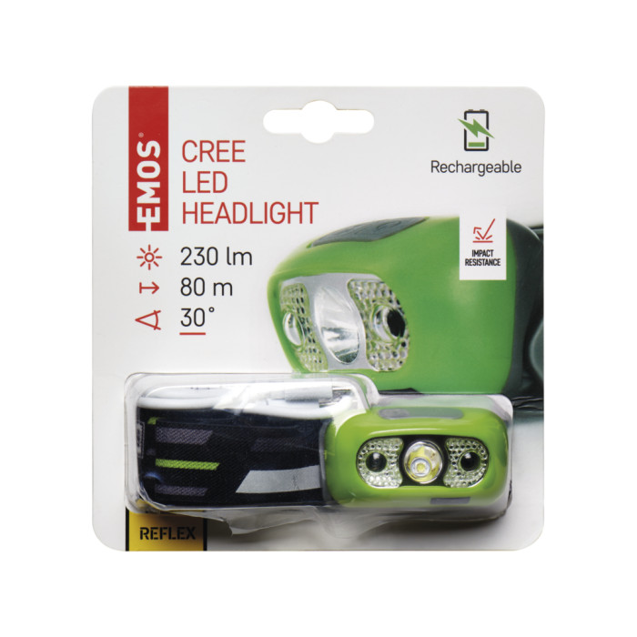 Ліхтар налобний Emos P3534 c датчиком руху 