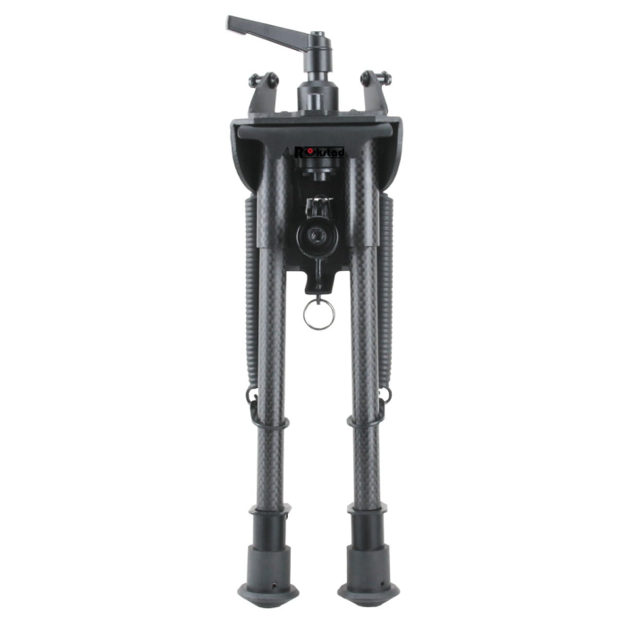 Сошки Vector Optics 230-345 мм Карбонове волокно, підпружинені з ричагом 