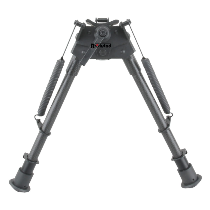 Сошки Vector Optics 230-345 мм Карбонове волокно, підпружинені з ричагом 