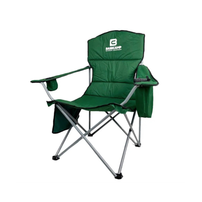 Кемпінгове крісло BaseCamp Hunter, 60x60x100 см, Olive Green (BCP 10201) 