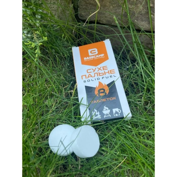 Сухе пальне BaseCamp Solid Fuel, 8 таблеток (BCP 50101) 