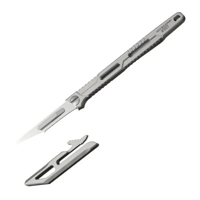 Ніж скальпель титановий Nitecore NTK07 (довжина: 115мм, лезо: 20мм)