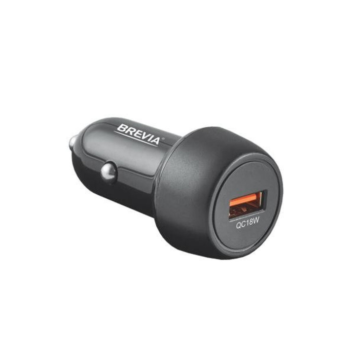 Автомобільний зарядний пристрій Brevia ePower SingleDrive 18W 1xUSB-A 