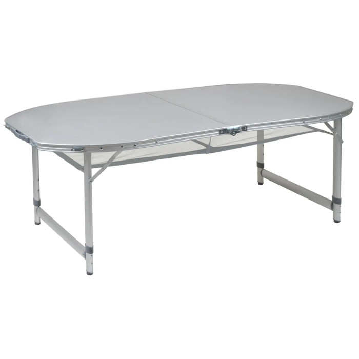 Стіл Bo-Camp Premium Oval 150x80 cm Grey (1404405) 