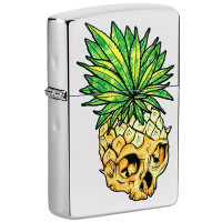 Запальничка Zippo 250 Leaf Skull Pineapple (49241)