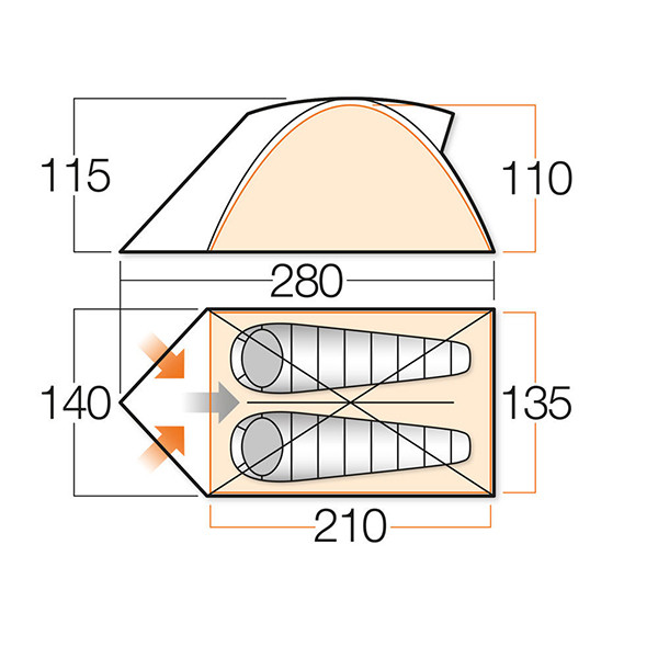 Намет Vango Rock 200 River 